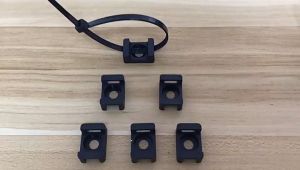 Perekat Pemegang Organizer Dudukan Pengikat Kabel Ties Tie Mount Cord Organizer 100PCS YUEQING HC-1S - 7RUA4YWH