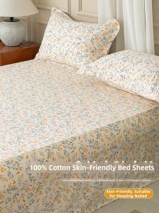 AITONGNUAN | Cotton Single and Double Bed Sheet Set