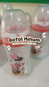 Botol Susu Disney Wideneck Bottle Mickey Minnie Bunny kemasan 120Ml dan 250Ml