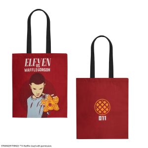 [Cinereplicas x Netflix] Stranger Things Tote Bag Eleven Canvas Bag for Men and Women