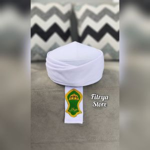 Peci sorban imamah 3 tingkat sudah di Lem permanen bye fitria