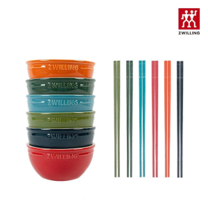 ZWILLING | Dopamine Style Ceramic Bowls and Chopsticks