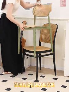 Rattan Plastic Stackable Chairs: A Versatile Choice for Home & Office