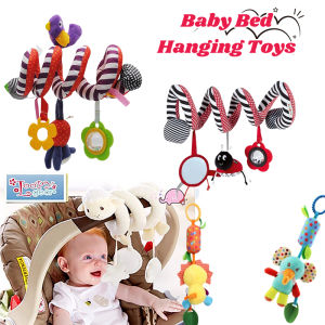 Cute Forest Cloth Animal Birds Toys Baby Travel Play Arch Activity Bar for Stroller