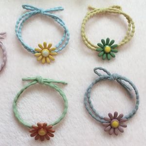 10 Dây Cột Tóc Hoa Cúc Thời Trang Xinh Xắn Nhiều Màu - MINSTORE1