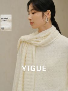 Textured Lace Wool-like Elegant Fashion Scarf