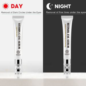 BSKM Kem Mắt Retinol + Kem Mắt Vitamin C 20G Với Đầu Mát Xa Làm Giảm Nếp Nhăn Và Làm Sáng Quầng Thâm Mắt Serum Chăm Sóc Da