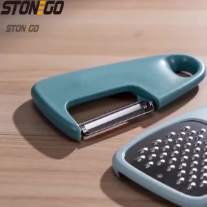 5PCS Kitchen Tool Set Peeler Pizza Cutter Grinder Grater Bottle Opener Multi Purpose Cooking Gadgets Home Camping
