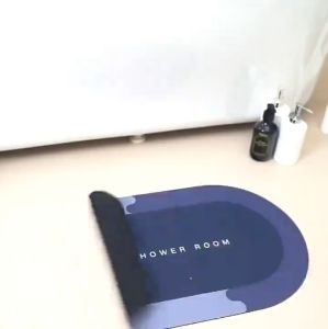Thảm Silicon Hút Nước Siêu Thấm Thảm Lau Chân Siêu Mềm Siêu Dày Thấm Nước Chất Liệu Chống Trượt
