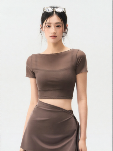 YUANQINVHAI | Quick-drying Slimming Padded Sports Yoga Top