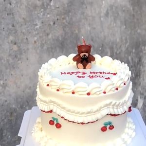 nến sinh nhật hình chú gấu dễ thương ESTLA