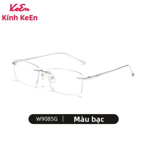 VISJE | Kính Mát Kênh Hợp Kim Titan Siêu Nhẹ Không Viền Chống Ánh Sáng Xanh Thay Đổi Màu