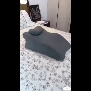 Gối tựa lưng Memory Foam trên giường Gối hỗ trợ quan hệ Thiết kế ergonomic Giảm áp lực cổ và thắt lưng Nâng cao hông