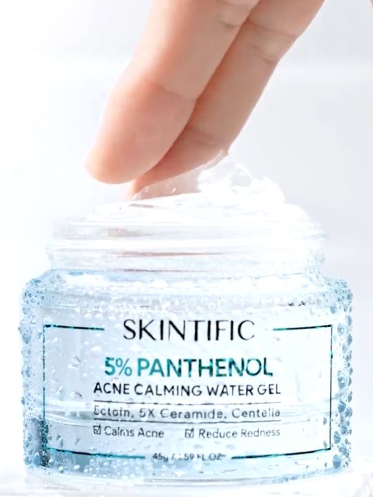 [FLASH SALE] SKINTIFIC 5% Panthenol Acne Calming Water Gel 45g ...