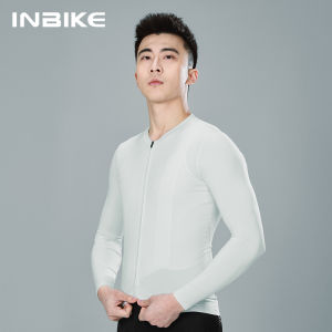 INBIKE Professional MTB Cycling Jersey Breathable Quick-drying Mens Summer Bike Long Sleeve Bicycle Shirt