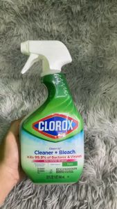 ##ขวดเขียว##Clorox Clean-Up all purpose bleach spray cleaner สเปรย์ขจัดคราบและทำความสะอาดอเนกประสงค์ ขนาด 946 ml