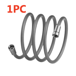 3/1pcs Anti-kink Nylon Rope Braided Shower Hose 1.5m G1/2 Universal Explosion-proof Flexible Hot Cold Water Pipe