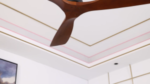 52-inch ceiling fan light solid wood white fan large ceiling fan with remote control six-speed DC motor with forward and reverse rotation suitable for living rooms dining rooms bedrooms etc.