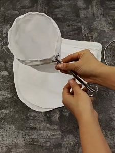 Túi Lọc Cà Phê Lọc Nước Cốt Dừa Lọc Trà Lược Rau Má Cán Cầm inox 304 túi Vải Cotton Có Khóa Kéo Tháo Rời Dễ Vệ Sinh