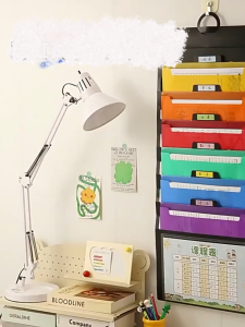 Long/A4 Rainbow File Organizer Foldable Paper Storage Bag Portable Expand Organ Folder With 8 Layers