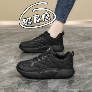 Waterproof Soft Leather Sporty Womens Work Shoes Fashionable New Style Autumn Leather Surface Anti-slip Kitchen Special Use