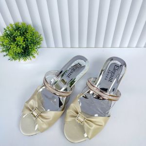 sandal heells anak anak wanita sandal pesta anak terbaru Hak Kaca