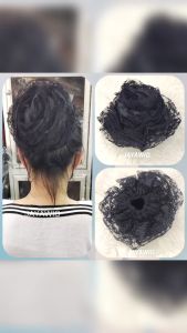 Cepol Ciput Sanggul Hijab Warna Hitam