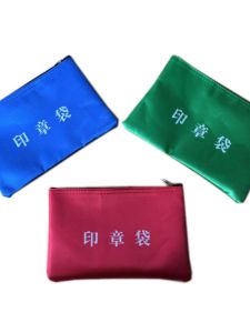 Túi Đựng Dấu Mực Tài Chính Chống Thấm Nước Di Động Khóa Kéo Túi Đựng Dấu Mực Ngân Hàng Túi Đựng Dấu Mực Văn Phòng Phẩm