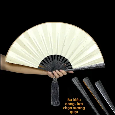 Quạt Võ Thuật Phòng Thủ Trang Trí Bằng Kẽm