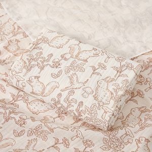 1pc Baby Muslin Swaddle Blanket  Essential for Newborns Boys Girls Percent100 Pure Cotton Swaddle Wrap Towel Cute Animal Print