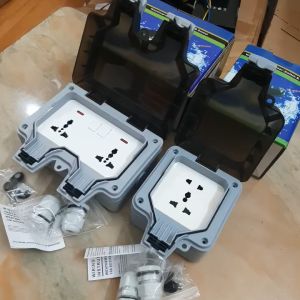 Ổ cắm điện ngoài trời không thấm nước cho sân vườn và ổ cắm điện bên ngoài - chất