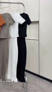 Knitted suits are versatile comfortable and elegant making you look slim and fit 5036