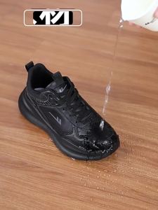 Warrior | New Black Waterproof Leather Mens Sports Shoes