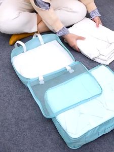 7 in 1 Organizer Bag Travel Luggage Suitcase Organizer Storage Bag Set Waterproof Luggage Bag Shoes Organizer Pouch Set Dustproof Cosmetic Wash Trolley Travel Bags Large Capacity Luggage Storage Bag