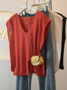 AIYITI | Hollow Breathable Sleeveless Summer Large Size T-Shirt