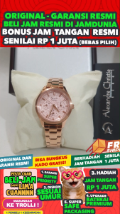 JAM TANGAN ALEXANDRE CHRISTIE WANITA ORIGINAL 2A93 AC2A93 AC 2A93 - Women CT - Stainless Steel - Rose Gold Pink - Jamdunia / Jam dunia JD18 # JAM TANGAN ALEXANDER CHRISTIE WANITA JAM ALEXANDER CHRISTIE WANITA + AC2A93L14 ACF2A93 S003