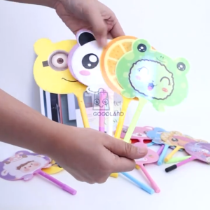 Pena Pulpen Gel Kipas – Model Animal & Buah Karakter Lucu Cocok untuk Souvenir dan hadiah