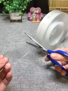 Cuộn Băng Keo Nano Trong Suốt Băng Dính 2 Mặt Đa Năng Dán Tường Siêu Dính Siêu Chắc Dính Trên Mọi Vật Chất Không Thấm Nước SM807