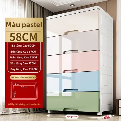 Tủ Quần Áo Màu Tăng Tiến Cho Trẻ Em Có Ngăn Kéo Lắp Ghép
