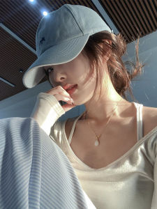 JIFANPAUL | Fox Embroidery Blue Baseball Cap 2026 New High-end Large Head Design