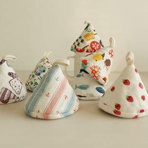 1pcs Heat Resistant Triangle Pot Cover Enamel Pot Handle Cover Oven Mitts Microwave Gloves