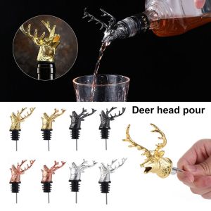 MISSUP Gadgets Deer Head Kitchen Accessories Christmas Ornament  Bottle Stoppers Wine Aerators Wine Pourer