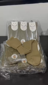 ข้อยาว 6คู่ 7-9Y 9-12ฟรีไซส์ ถุงเท้าลูกเสือ ถุงเท้านักเรียน