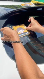 Tem nhãn dán xe Baby in car-Child in car dán ôtô - Nhiều mẫu mã