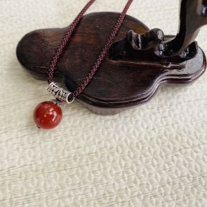 DÂY CHUYỀN MÃ NÃO ĐỎ BẠC 925