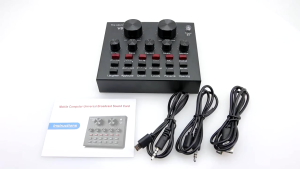 ORI TaffSTUDIO V8 Soundcard Bluetooth Live Streaming Audio USB External Broadcast Mic