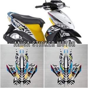 STIKER STRIPING LIS BODY YAMAHA MIO J TEEN 2013 2014 STANDAR