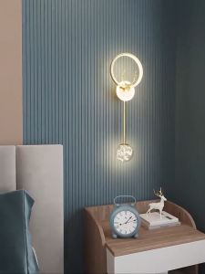 Nordic Deer Antler Creative Wall Light: Livingroom Background Lighting Corridor Balcony Light Luxury