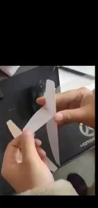 10/20Pcs Replacement Sand Paper Nail File With Metal Handle Removable Buffer 100/180 Double-sided Strips Manicure Nail Art Files