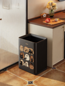 MEISD | Elegant Metal Trash Can Large